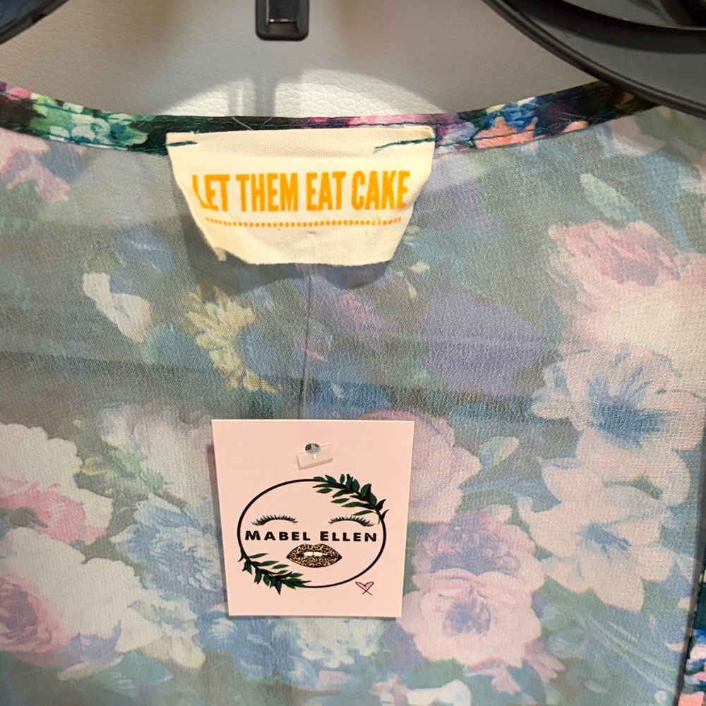 Floral Sheer Kimono Cardigan - Picture 2 of 7